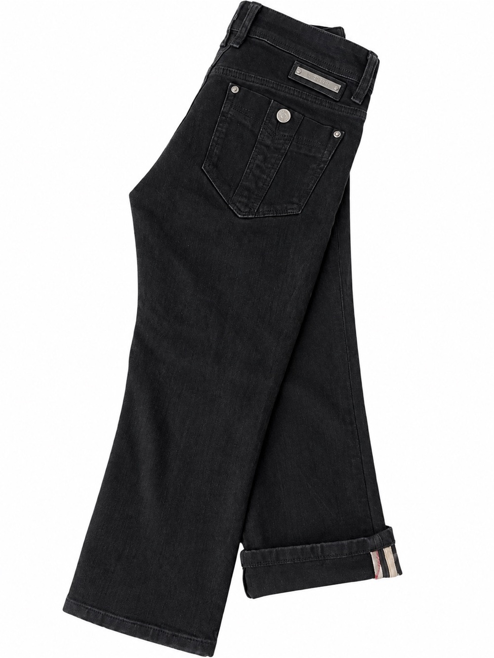 Black Women’s Cropped-Leg Jeans